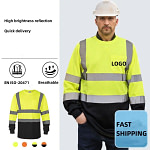 Hi Vis Long Sleeve Shirts with Moisture-Wicking Fabric (2)