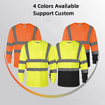 Hi Vis Long Sleeve Shirts with Moisture-Wicking Fabric (2)