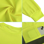 Hi Vis Long Sleeve Shirts with Moisture-Wicking Fabric (2)