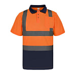 wholesale orange hi vis t shirts with logo