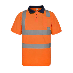 wholesale orange hi vis t shirts with logo