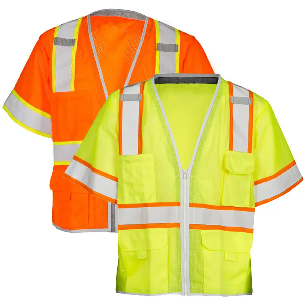 ANSI Class 3 Reflective Safety Clothing S 5XL Sleev