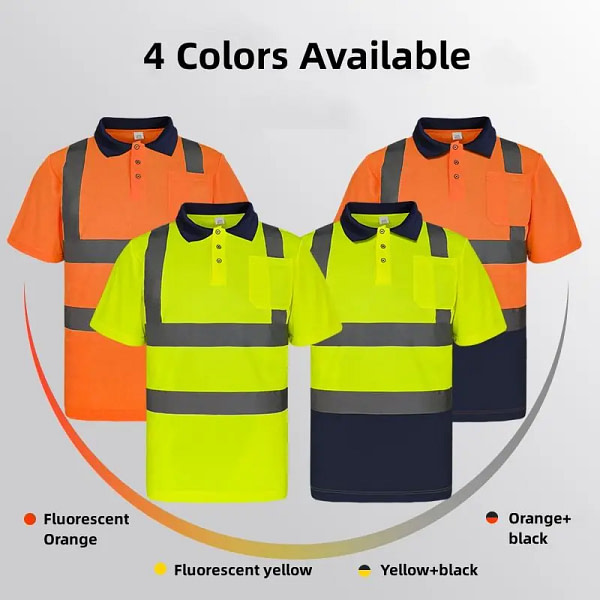 wholesale orange hi vis t shirts with logo