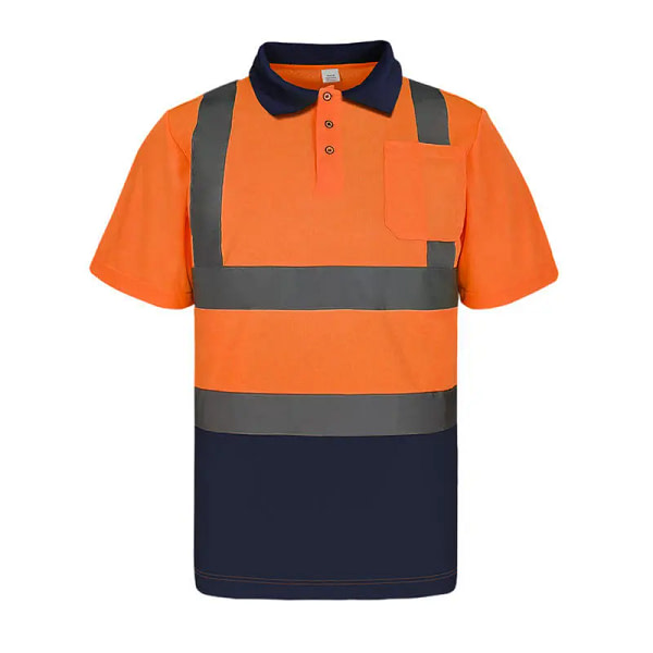 wholesale orange hi vis t shirts with logo